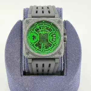 Bell & Ross Bell & RossBR-X3 Night Vision 41 mm - BRX3R-GN-CA/SRB Limited edition of 250 pieces