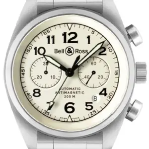 Bell & Ross Bell & Ross BR V1126 Vintage Original Beige Full Set