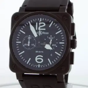 Bell & Ross Bell & Ross BR 03-94 ChronographeAviation Black Dial Chronograph