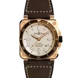 Bell & Ross Bell & Ross BR 03Diver White Bronze 42 mm - BR0392-D-WH-BR/SCA Limited edition of 999 pieces.