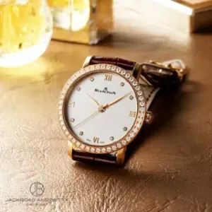Blancpain Blancpain Ultraplate 6104 2987 55A 29mm Rose gold White