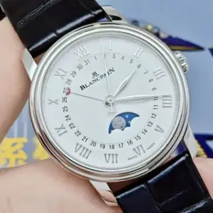 Blancpain Blancpain Quantième Phases de Lune 6126 1127 55B 33mm Stainless steel White