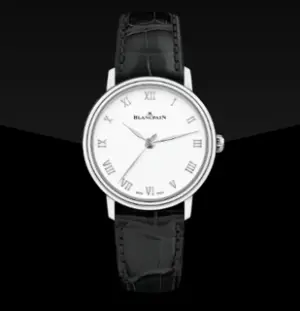 Blancpain Blancpain Ultraplate 6104 1127 55A 29mm Stainless steel White, Price & Market Data