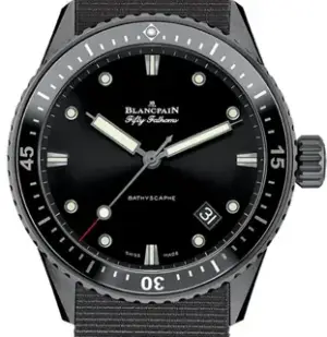Blancpain Blancpain Fifty Fathoms 5000 0130 NABA 43.5mm Ceramic Black