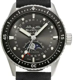 Blancpain Blancpain Fifty Fathoms 5054 1110 B52A 43mm Stainless steel Dark gray
