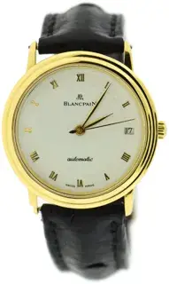 Blancpain Blancpain Villeret Ultra-Slim 1151 34mm Yellow gold White