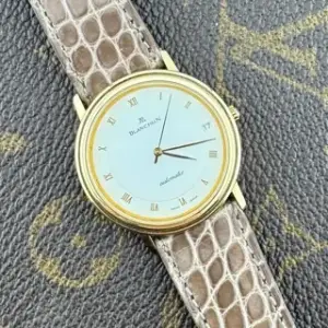 Blancpain Blancpain Villeret 1151-1418-55 34mm Yellow gold White