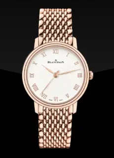 Blancpain Blancpain Ultraplate 6104 3642 MMB 29mm Rose gold White