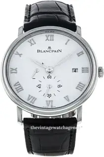 Blancpain Blancpain Villeret 6606A 1127 55B 40mm Stainless steel White
