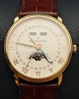 Blancpain Blancpain Villeret 6654 3642 55B 40mm Rose gold White