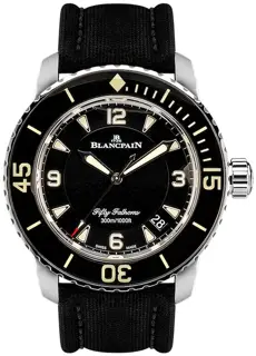Blancpain Blancpain Fifty Fathoms 5015 1130 52B 45mm Stainless steel Black