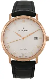 Blancpain Blancpain Villeret Ultra-Slim 6223-3642-55A 37.5mm Yellow gold White