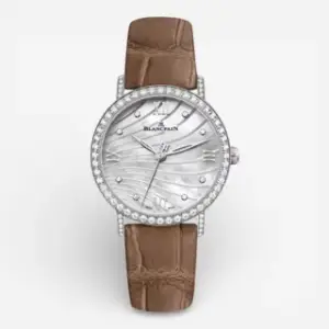 Blancpain Blancpain Ultraplate 6104 4654 55A 29mm Stainless steel White, Price & Market Data