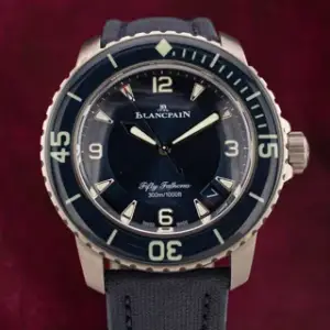 Blancpain Blancpain Fifty Fathoms 5015 12B40 O52A 45mm Titanium Blue · 5015 12B40 O52A