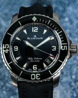 Blancpain Blancpain Fifty Fathoms 5015 12B30 B52A 45mm Titanium Black