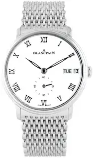 Blancpain Blancpain Villeret 66521127MMB 40.5mm Stainless steel White