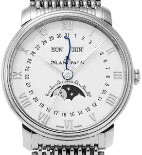 Blancpain Blancpain Villeret 6654 1127 MMB 40mm Stainless steel White