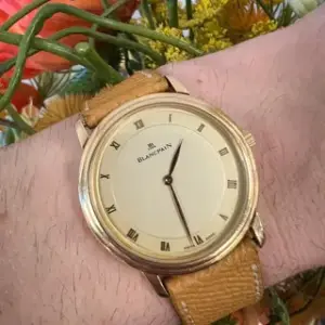 Blancpain Blancpain Villeret Ultra-Slim 0021-1418 34mm Rose gold Golden