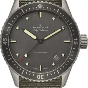 Blancpain Blancpain Fifty Fathoms 5000 1210 NAGA 43mm Titanium Gray