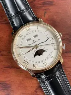 Blancpain Blancpain Villeret 6654 3642 55B 40mm Rose gold White