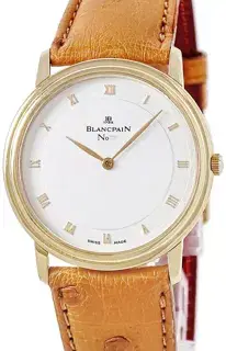 Blancpain Blancpain Villeret Ultra-Slim 0021-1418-55-0003 33.7mm K18YG Solid Gold White