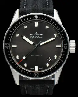 Blancpain Blancpain Fifty Fathoms 5000 1110 B52A 43mm Stainless steel Dark gray