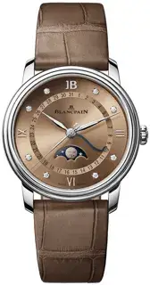 Blancpain Blancpain Villeret 6126N-1146-55B 33mm Stainless steel Brown