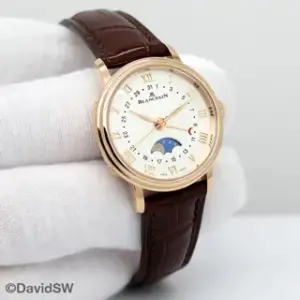 Blancpain Blancpain Quantième Phases de Lune 6106 3642 55A 29mm Rose gold White, Price & Market Data