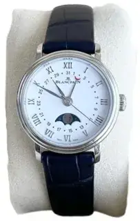 Blancpain Blancpain Quantième Phases de Lune 6106 1127 55A 29mm Stainless steel White, Price & Market Data