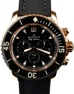 Blancpain Blancpain Fifty Fathoms 5085F 3630 52 45mm Rose gold Black