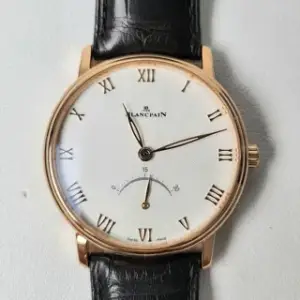 Blancpain Blancpain Ultraplate 6653 3642 55A 40mm Rose gold White