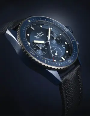 Blancpain Fifty Fathoms Bathyscaphe Bucherer Blue Edition