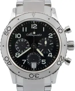 Breguet Breguet Type XX 3820ST/H2/SW9 39.5mm Stainless steel Black