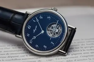 Breguet Classique Tourbillon Extra-Plat 5367PT Blue Enamel