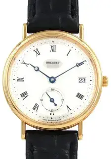 Breguet Breguet Classique 5920ba/15/984 34.5mm Yellow gold Silver