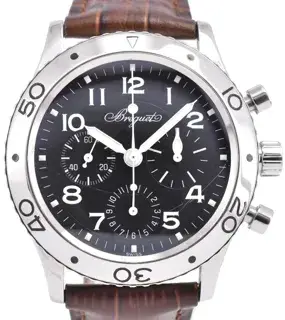 Breguet Breguet Type XX 3800 21mm Stainless steel Black