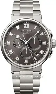 Breguet Breguet Marine 5527TI/G2/TW0 42.5mm Titanium Gray