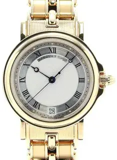 Breguet Breguet Marine 4400BA/12/A70D 32.5mm Yellow gold Silver