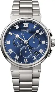 Breguet Breguet Marine 5527TI/Y1/TW0 42.5mm Titanium Blue