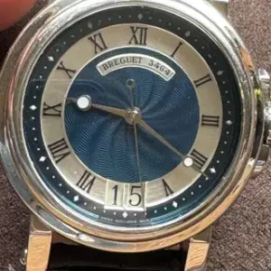 Breguet Breguet Marine 5817ST 39mm Stainless steel Blue