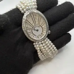 Breguet Breguet Reine de Naples 8939BB/6D/J49/DD0D 38.5mm White gold White