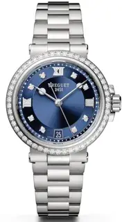 Breguet Breguet Marine 9518ST/YD/S80D001 34mm Stainless steel Blue