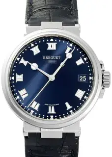 Breguet Breguet Marine 5517TI/Y1/9ZU 40mm Titanium Blue
