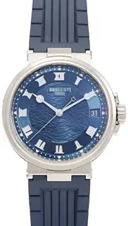 Breguet Breguet Marine 5517BB/Y2/5ZU 40mm White gold Blue