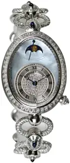 Breguet Breguet Reine de Naples 8909BB/VD/J29/DDD0 30.5mm White gold Blue and Silver, Price & Market Data