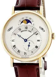 Breguet Breguet Classique 7337ba/1e/9v6 39mm Yellow gold Silver