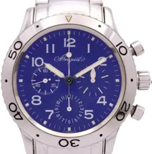 Breguet Breguet Type XX 3807 39mm Stainless steel Blue