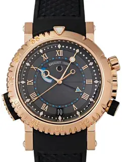 Breguet Breguet Marine 5847BR/Z2/5ZV 45mm Rose gold and Rubber Gray