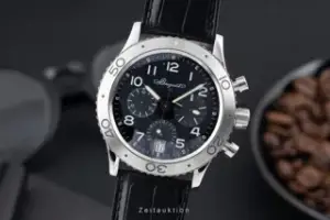 Breguet Breguet Type XX 3820 39.5mm Stainless steel Black