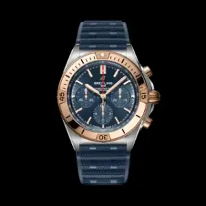 Breitling Breitling Chronomat UB0134101C1S1 42mm Rose gold and Stainless steel Blue